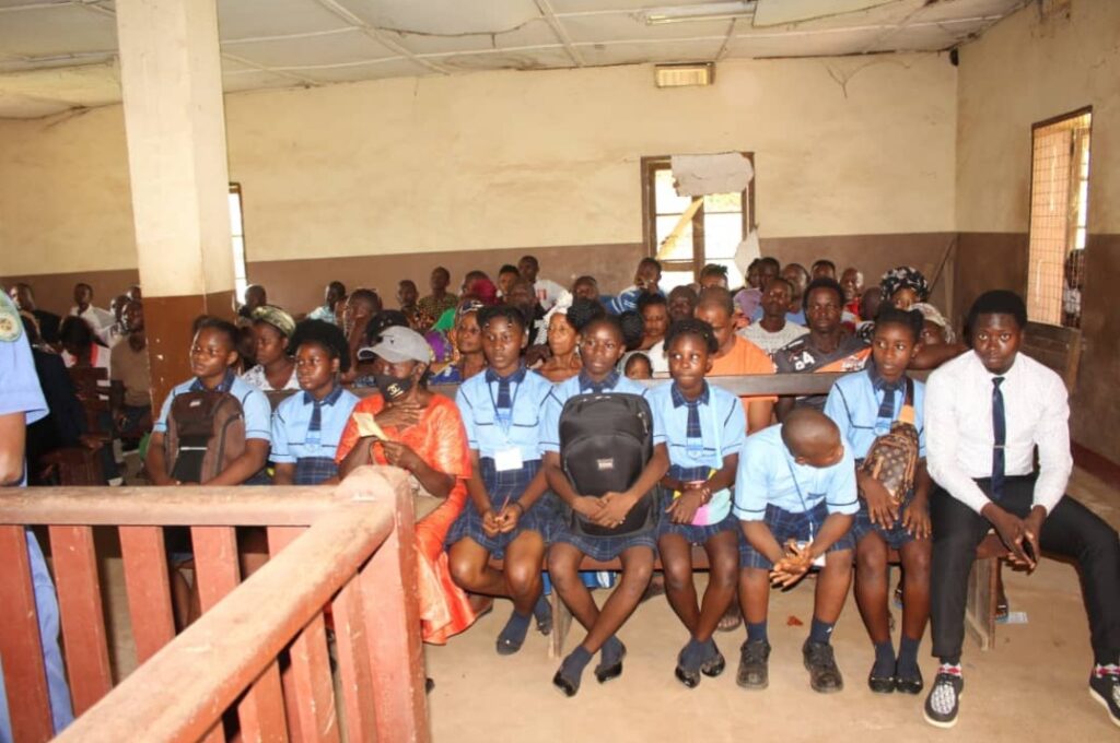 Students in Court Room